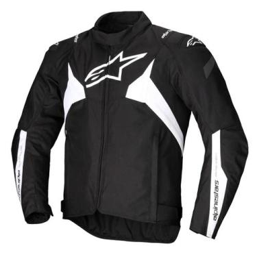 Imagem de Jaqueta Alpinestars T Jaws V4 WP Preta e Branco, 2G