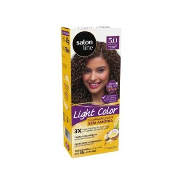 Imagem de Coloração Salon Line Light Color Profissional 5.0 Castanho Claro
