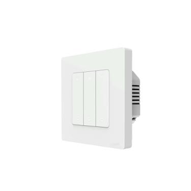 Imagem de GaoLeAve Smart ZigBee Interruptor de cortina com anel estrela para persiana elétrica, motor cego, Alexa/óculos de proteção, controle remoto em casa, branco, 1 peça