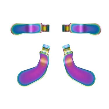 Imagem de 4 Pcs Elite Control Paddles for Xbox One Elite Controller, Elite Controller Metal Paddles for Xbox One Elite Series 2/Elite 2 Core Controller, Paddles for Xbox Elite Series 2 Controller(Rainbow)