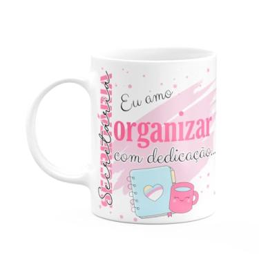 Imagem de JPS INFO, Caneca de Profissões - Sou Secretária - 325ml - branca
