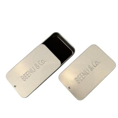 Imagem de PureHands Sabonete de papel para as mãos (100 folhas de dissolução biodegradável) – Viagem e ecológica. Lata elegante, durável e reutilizável para limpeza em movimento. Perfeito para viagens, trabalho