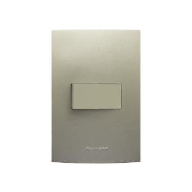 Imagem de Módulo Interruptor Simples com Placa 4X2 Inova Pro Class Alumbra