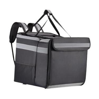 Imagem de WeiLaiKeQi Pizza isolada entrega de mochila caixa de alimentos caixa de alimentos de ombro duplo de ombro de ombro expansível para acampar para casa