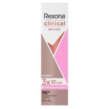 Imagem de Desodorante Aerosol Rexona Clinical Classic 150ml, 150ml