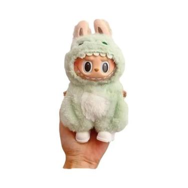 Imagem de Boneca De 16cm Com Vestido Casual Fofo, Conjunto De Roupas De Pelúcia 