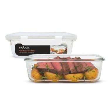 Imagem de Kit 2 Potes Herméticos Com Trava Mega Firme 1520ml Lasanha - U4HOME, B