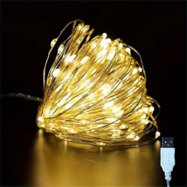 Imagem de 1 cordão de luzes para quarto, festa, casamento, decoração de Natal, iluminação de férias, decorações de festa, cordão decorativo, 5 m