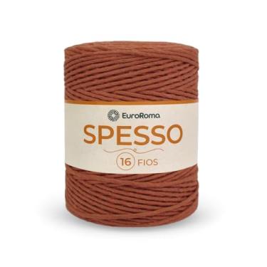 Imagem de Barbante Spesso 16 Fios - EuroRoma - 1kg - Cor Telha | Para Crochê, Tricí´, Tear, Macramê e Artesanato