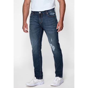 Imagem de Calça Jeans Slim Tapered Escura Guess Azul Escuro-Masculino