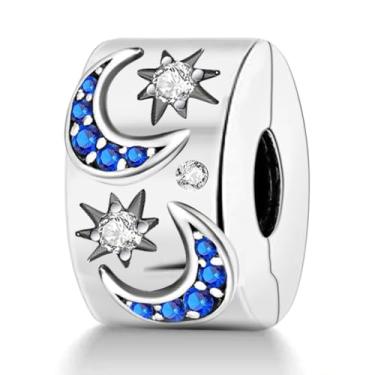 Imagem de 1 peça com berloque de prata brilhante para sempre, adequado para mulheres, faça você mesmo e roupa diária, joias combinando, decoração para mulheres, presente para mamãe