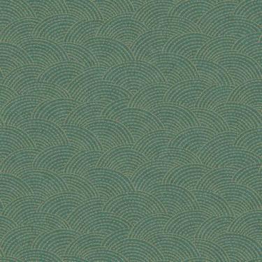 Imagem de Papel De Parede Belize Geométrico Verde E Dourado Bz3306 - Grandeco