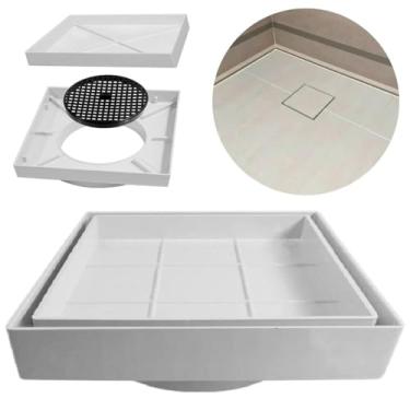 Imagem de Ralo Invisível Tampa Oculta Sifonado - 10cm