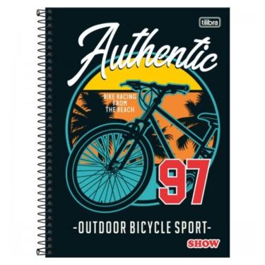 Imagem de Caderno Espiral Capa Dura Universitário 1 Matéria Show 80 Folhas Jandaia Estampa 1