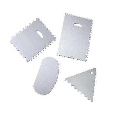 Imagem de ABOOFAN 4 peças de kit de cozimento para raspador de bolo, espátula, suprimentos de cozimento fáceis de limpar para cozinha doméstica