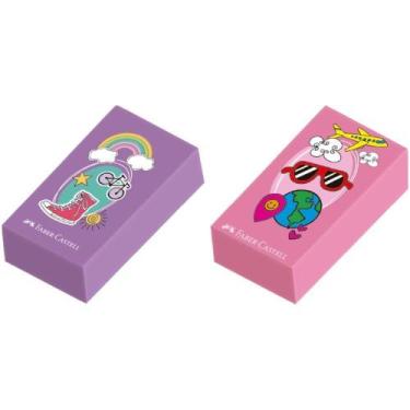 Imagem de Borracha Colorida Glimmer Viagem 2 Modelos Display C/24 - FABER-CASTEL