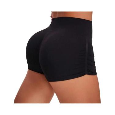 Imagem de Shorts De Yoga Sem Costura De Cintura Alta Para Mulheres, Hot Pants Co