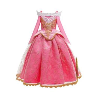 Imagem de Fantasia De Princesa Aurora Bela Adormecida Para Crianças Vestido De O