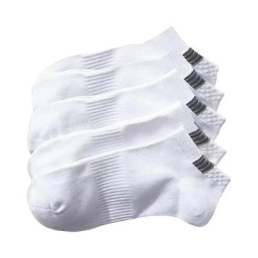 Imagem de Meias Curtas Masculinas De 5 Pares Em Duas Cores, Absorventes De Suor 