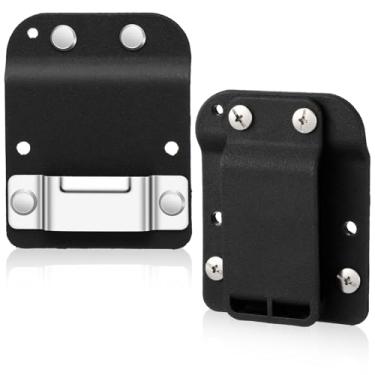 Imagem de Suporte de fita métrica para ferramenta de cinto suporte de clipe de cinto suportes de broca clipe de fixação rápida fita métrica furadeira de impacto serve para correias de ferramentas de até 5 cm