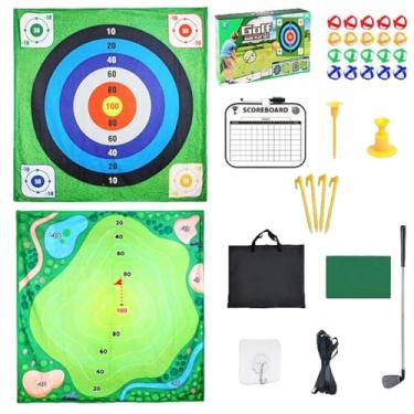 Imagem de Tapete de Prática de Golfe - Equipamento para Treino Desportivo - Tapete de Putting de Golfe Interativo | para Crianças Iniciantes Interior Exterior Casa Quintal Escritório Relvado Garagem Pátio