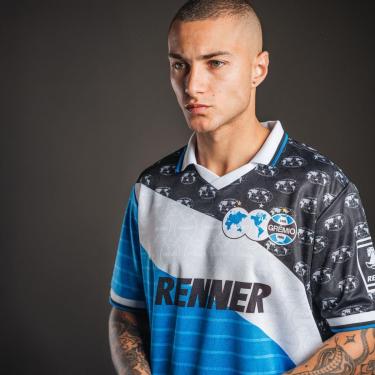 Imagem de Camisa Grêmio Retrô Negresco Masculina-Masculino