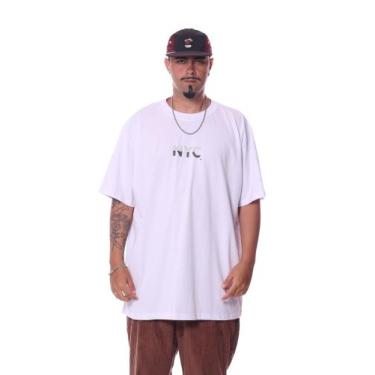 Imagem de Camiseta Plus Size Bali Hai NYC, Branco, G2