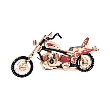 Imagem de Quebra-Cabeça 3D De Madeira DIY Para Crianças, Modelo De Carro Feito À