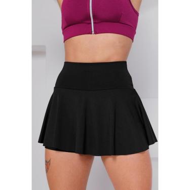 Imagem de Short Saia Babado Suplex Feminino Fitness Academia WOLFOX-Feminino
