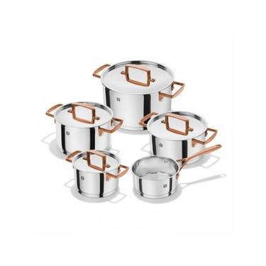 Imagem de Jogo de Panelas Inox 5 Peças Zwilling Bellasera com Design Moderno e Performance Profissional