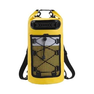 Imagem de Mochila Impermeável Unissex De PVC Para Mergulho, Caiaque, Navegação E