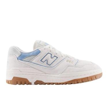 Imagem de Tenis New Balance 550 Bege Claro Azul-Feminino