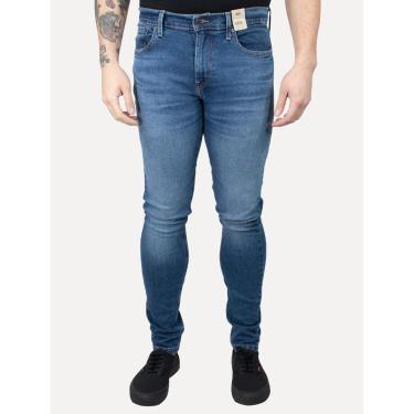Imagem de Calça Levis Jeans Masculina 512 Slim Taper Brushed Azul-Masculino