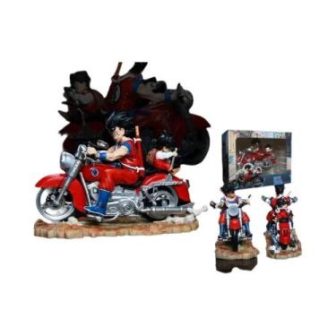 Imagem de Boneco Pai-Filho Saiyan De Dragon Ball De 16cm, Figurinha Wukong Goku 