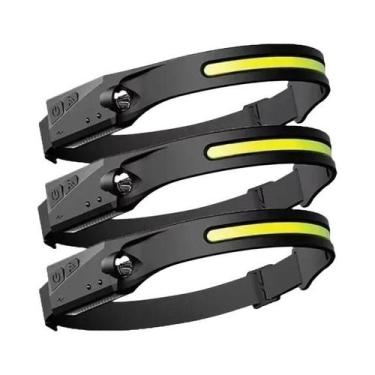 Imagem de Lanterna De Cabeça LED Recarregável Com Sensor USB, Potente Para Campi