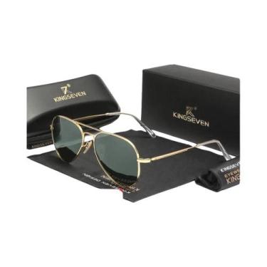 Imagem de Óculos De Sol Masculinos Polarizados UV400 Anti-reflexo Com Armação Co