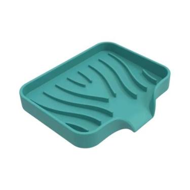 Imagem de Suporte De Sabonete Antiderrapante De Silicone Para Cozinha E Banheiro