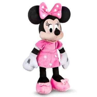 Imagem de Pelúcia Minnie ROSA Grande de 50cm - Uma Graça! Super Macia! Pelucia Infantil - Mini Minne Menina Mine - PANAMI