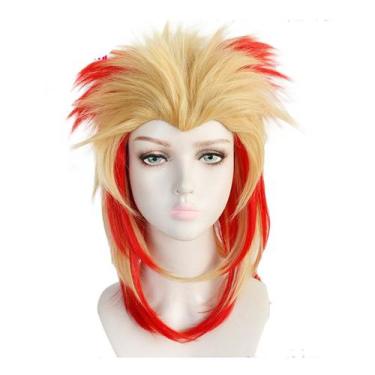 Imagem de Peruca de cosplay Anime Demons Slayers Rengoku Kyoujurou Purgatory - T