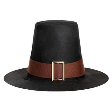Imagem de Pilgrim Hat Chapéu de feltro clássico para o Dia de Ação de Graças - p