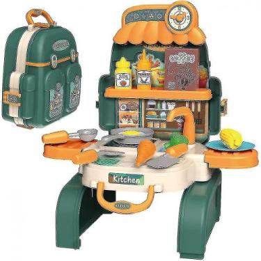Imagem de Conjunto de mochila de cozinha para crianças Mini Kitchen Pretend Play