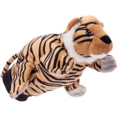 Imagem de Boneco guaxinim de pelúcia que vira urso vermelho de 23 cm - Gloome St