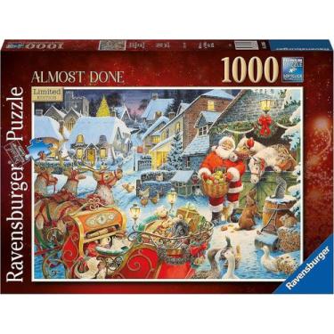 Imagem de Quebra-cabeça Ravensburger quase terminou o Natal, 1000 peças