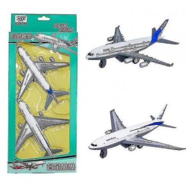 Imagem de Brinquedo de avião de 2 simulações infantis Pull Back Alloy - Gloome S
