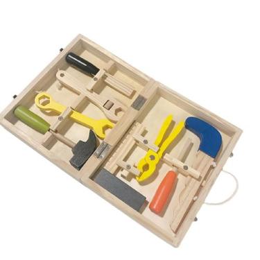 Imagem de Modelo de armário de conserto de brinquedos: presente educacional azul