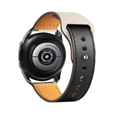 Imagem de Pulseira De Couro Unissex Compatível Com Samsung Galaxy Watch 7/6/5/Pr