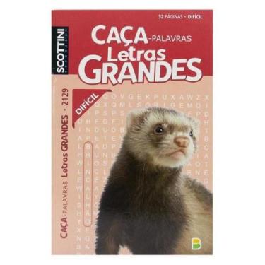 Imagem de Scottini caça-palavras letras grandes (32p) n.2129 (difícil) - BRASILE