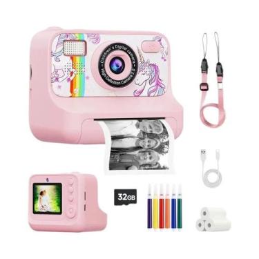 Imagem de Câmera Digital Infantil Com Lente Dupla 4000W 24 Polegadas 16X Zoom Im