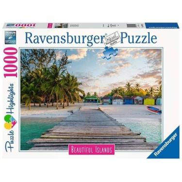 Imagem de Puzzle 1000 Peças Ilha Caribenha Ravensburger 12000159