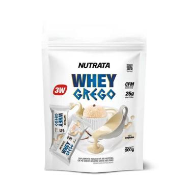 Imagem de Whey Grego Protein 3W 25g Proteina Refil 900g Nutrata-Unissex